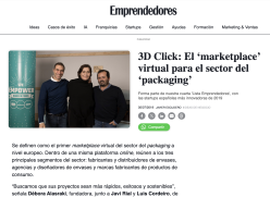 3D Click: El ‘marketplace’ virtual para el sector del ‘packaging’